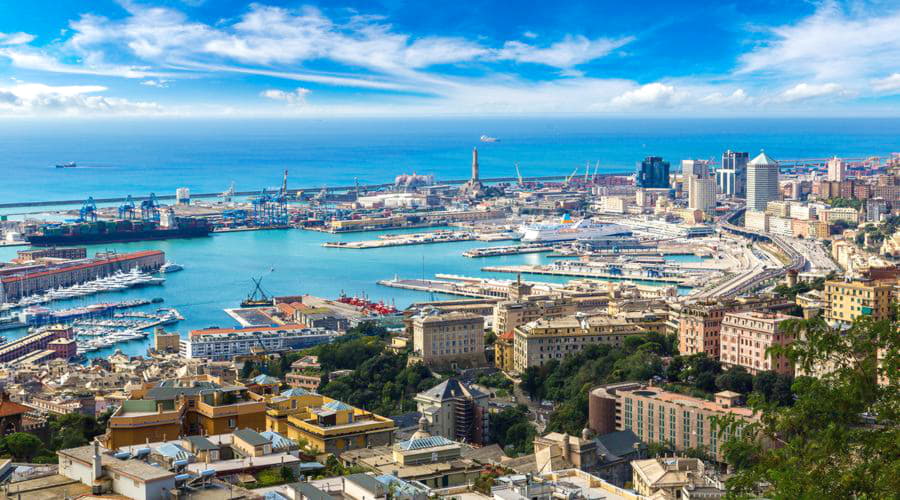 De mest populære tilbud på biludlejning i Genova lufthavn